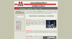 Desktop Screenshot of masinacserbia.rs